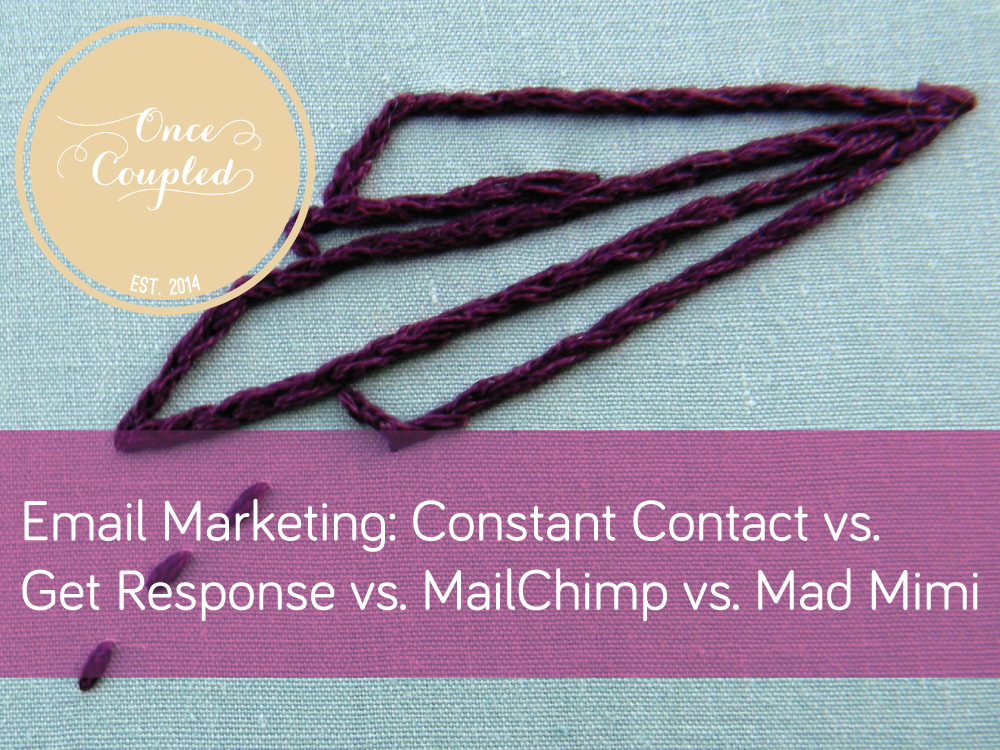 Email Marketing: Constant Contact vs. Get Response vs. MailChimp vs. Mad Mimi