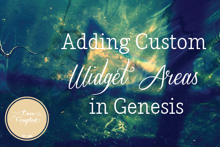 Adding Custom Widget Areas in Genesis