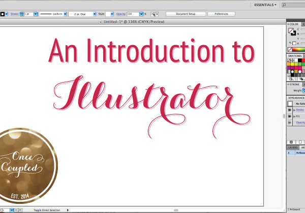 Introduction to Illustrator + Resources | oncecoupled.com