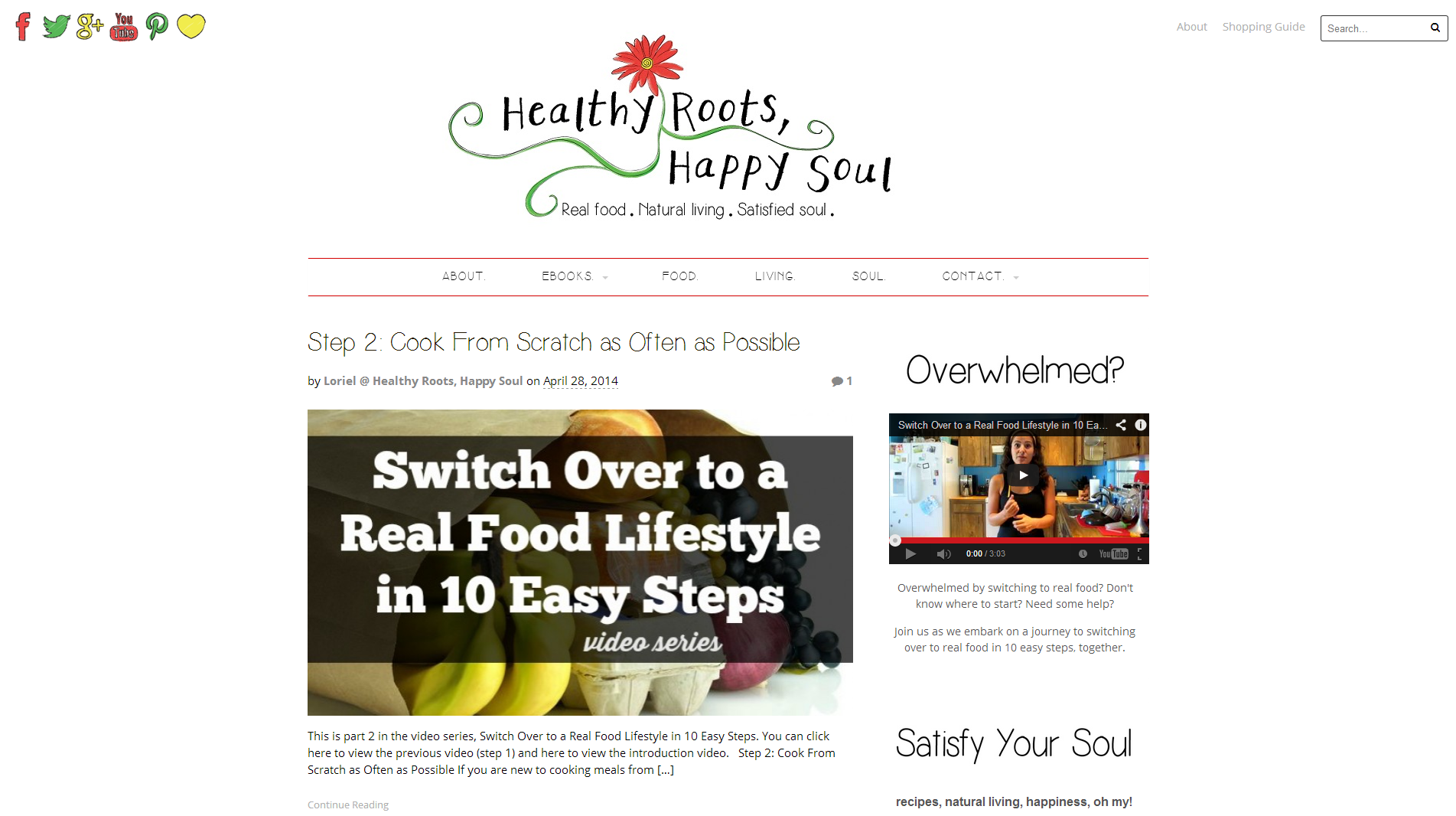Healthy Roots Happy Soul | oncecoupled.com