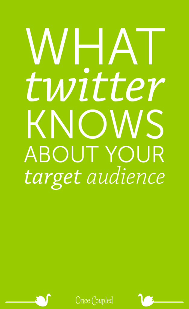 what twitter knows about your target audience p