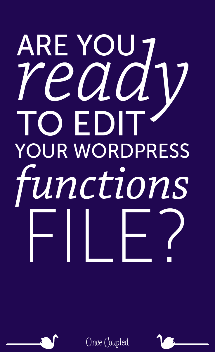 Are You Ready to Edit Your WordPress Functions File?