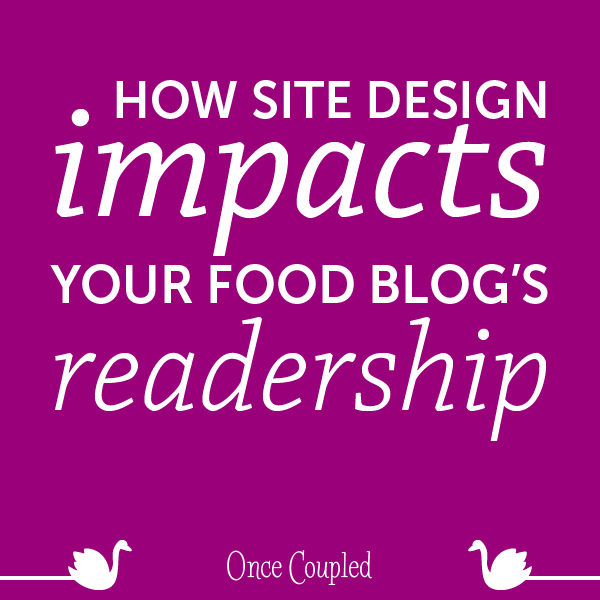 How Site Design Impacts Your Food Blog's Readership
